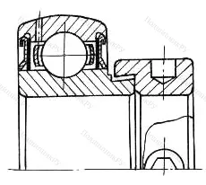 Подшипник YET 206/LGMT 3 размер 30x62x18/35,7 от производителя  SKF