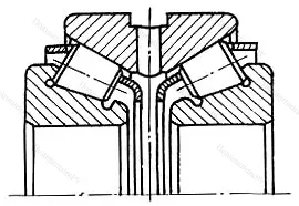 Модификация подшипника 57707АУ размер 35x80x57 ГПЗ-9
