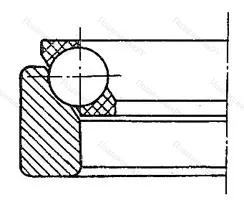 Модификация подшипника 6-996905Е1 размер 28x47x13,15