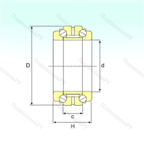 Подшипник шариковый упорно-радиальный 234928