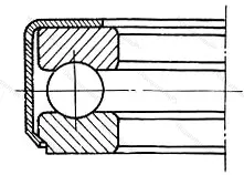 Модификация подшипника 2-504810К1 размер 50x115x78 ГОСТ 26290-90