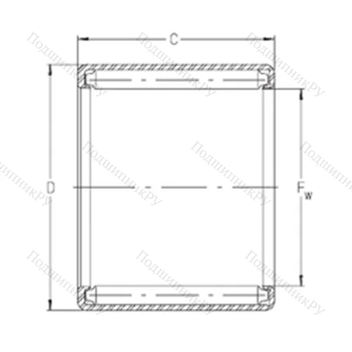 Подшипник игольчатый радиальный S 88