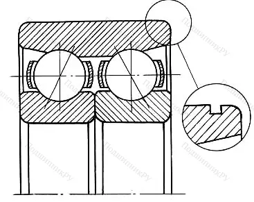 Модификация подшипника 156704 размер 20x50x20,6