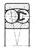 Модификация подшипника 1608 размер 40x90x33 ГПЗ-8