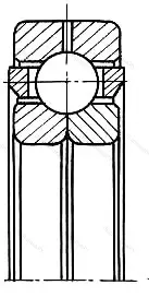 Подшипник  QJ 324 (176324) размер 120x260x55