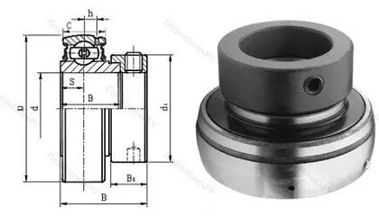 Корпусный подшипник SA 201 в Рязани