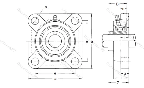 Подшипниковый узел UCF 204 в Рязани