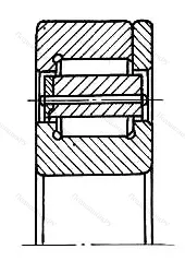 Подшипник  22524 размер 120x215x58 от производителя  ГПЗ-7