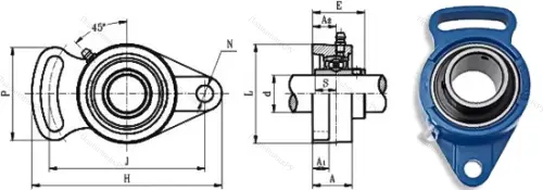 Подшипниковый узел UCFA 201 в Рязани