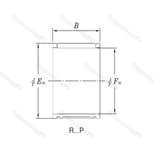Подшипник игольчатый радиальный 14R 1918P-2