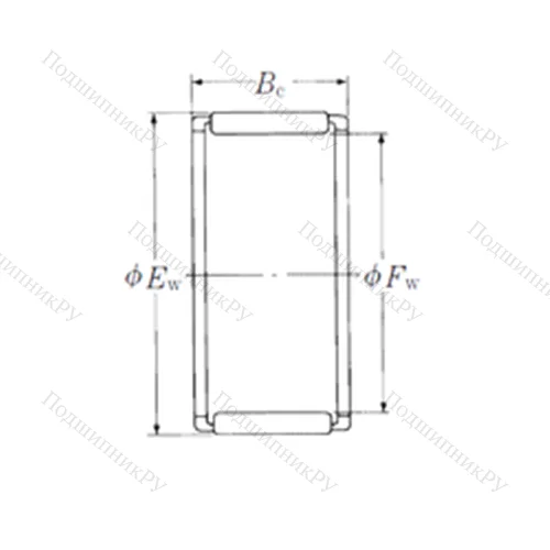 Подшипник игольчатый радиальный WJ-809624