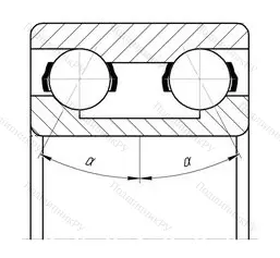 Модификация подшипника 3056213К1 размер 65x120x38,1