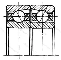 Подшипник 7322B.MPA.DF размер 110x240x100