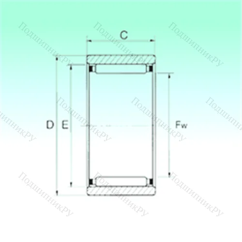 Подшипник игольчатый радиальный RNAO 40x50x17