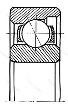 Модификация подшипника 6-6003 