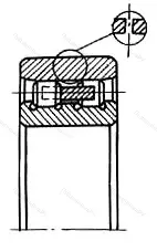 Модификация подшипника 3282111К размер 55x90x26