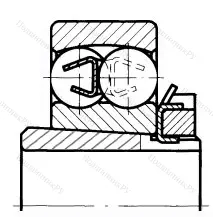 Модификация подшипника 6-11208 размер 40x85x19/33