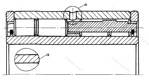 Модификация подшипника 6442144ХЛМ размер 220x340x218