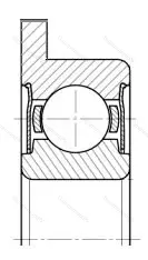 Подшипник  1880099 размер 9x20x6
