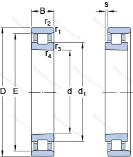 Подшипник N 1012 KPHA/SP