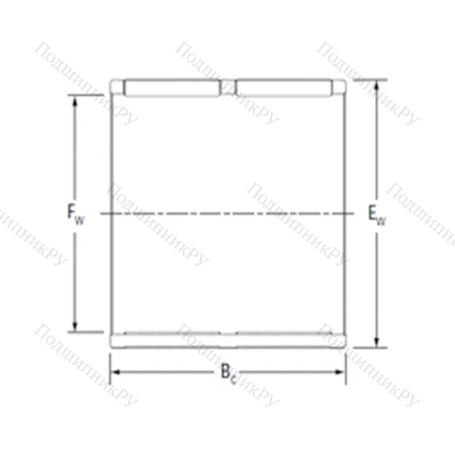 Подшипник игольчатый радиальный WRFU 343962A