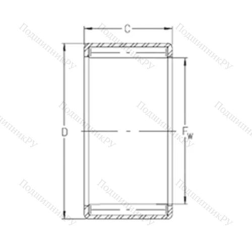 Подшипник игольчатый радиальный SN 88