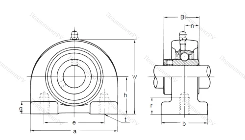 Подшипниковый узел UKP 218 в Рязани