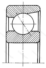 Модификация подшипника 746106 размер 30x55x13