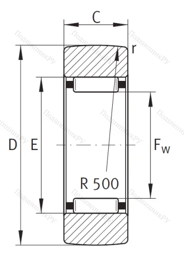Подшипник RSTO 10 X от производителя  INA