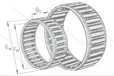Подшипник K 22x28x17 INA