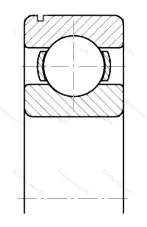 Модификация подшипника 2В0-50218А размер 90x160x30