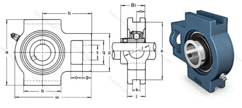 Подшипниковый узел UCT 215