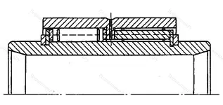 Модификация подшипника 30-714838К размер 190x250x110/165