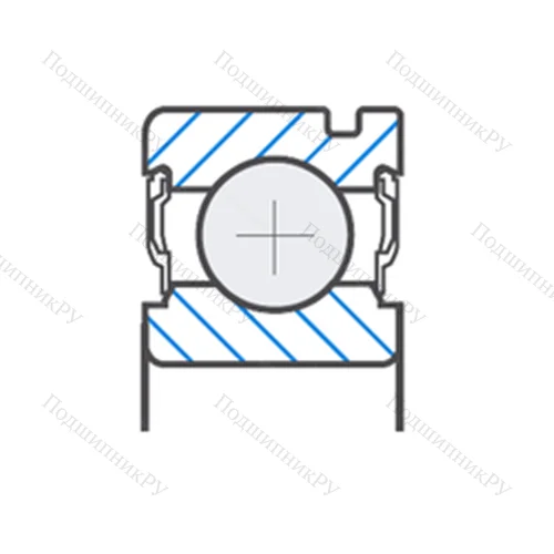 Подшипник шариковый радиальный BB 1-3160