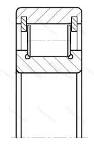 Подшипник  102312 (NCL 312) размер 60x130x31 от производителя  ГПЗ-10-ГПЗ