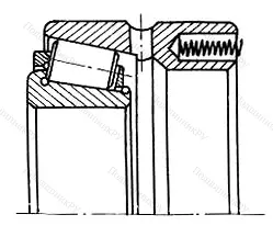 Модификация подшипника 17810Л размер 50x90x57,7