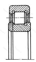 Модификация подшипника 5-792919ДТ1 размер 95,01x180x33/30