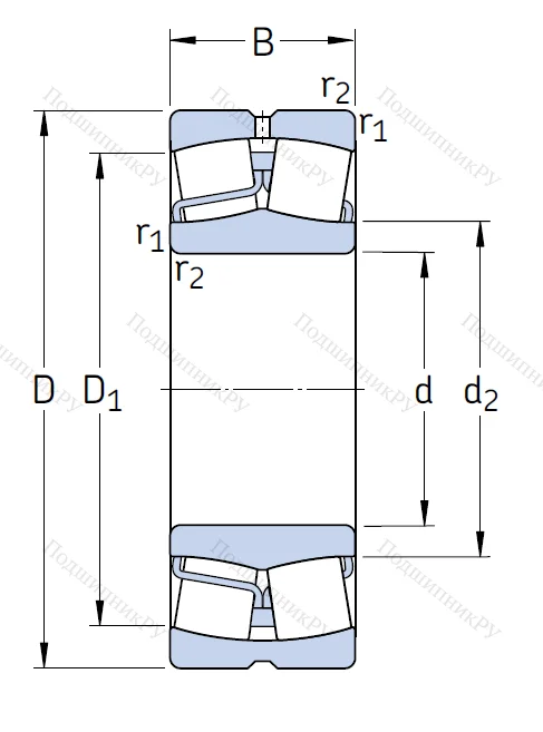 Сферический роликовый подшипник 23130 CC/C 3W 33