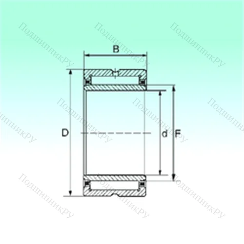 Подшипник игольчатый радиальный NKIS 17