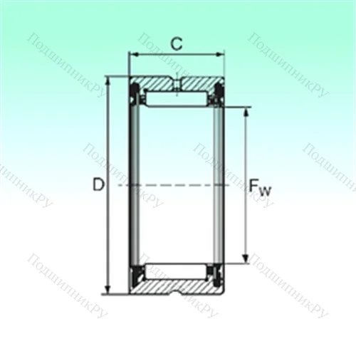 Подшипник игольчатый радиальный RNA 4910 2RS