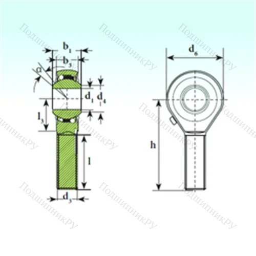 Подшипник шариковый радиальный самоцентрирующийся TSM 16 BB-O