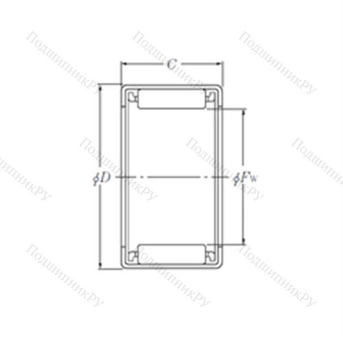 Подшипник игольчатый радиальный HMK 2120 от производителя  NTN