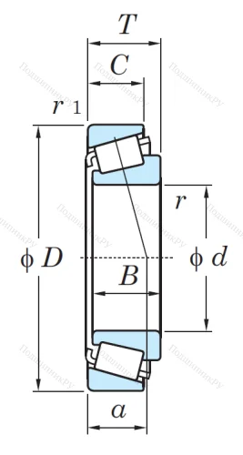 Конический роликовый подшипник HI-CAP 32209 JR FBI3PGOEY0 от производителя  KOYO