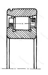 Подшипник N 220EC/C 3 размер 100x180x34