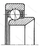 Модификация подшипника 8-226707К размер 35x80x33,5