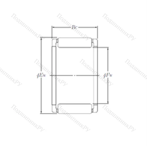 Подшипник игольчатый радиальный PK 22?30?14.7X 2
