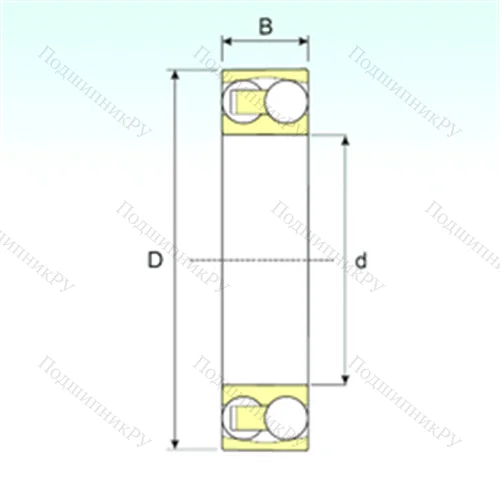 Подшипник шариковый радиальный самоцентрирующийся 1330