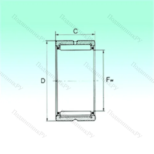 Подшипник игольчатый радиальный NK 43/20