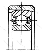 Подшипник  860065 размер 5x17x4/6