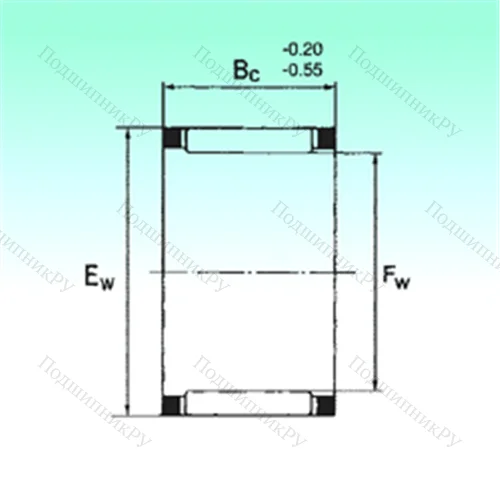 Подшипник игольчатый радиальный KZK 12x18x10